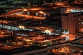 Yokohama night view and residential areas Royalty Free Stock Photo