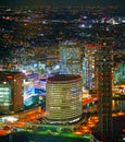 Yokohama night view Royalty Free Stock Photo