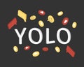 YOLO or You only live once which means you need to live life to the fullest