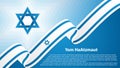 Yom HaAtzmaut, Independence Day is the national day of Israel, vector illustration