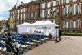 Yom Hashoah Jewish Rabbi at the public reading of names of the v