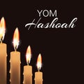 Yom Hashoah. Royalty Free Stock Photo