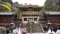 Yomeimon Gate in Toshogu Shrine. The gate of sunlight in Nikko, Japan