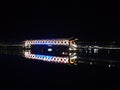 Yondo mPamona Bridge at night Royalty Free Stock Photo