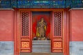 Yongan temple Temple of Everlasting Peace situated in the heart of Beihai park in Jade Flower Island in Beijing, China