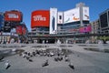 Yonge-Dundas Square, at the heart of downtown Toronto`s shopping district