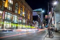 Yonge Street South at Night Royalty Free Stock Photo