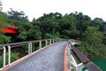 The Yongjie bridge at Sun Moon Lake National Scenic Area, Yuchi Township, Royalty Free Stock Photo