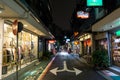 Yongkang street at night