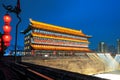 Yongning Gate Arrow Tower, Ming Dynasty City Wall, Xi`an, China