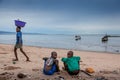 Yongoro, Sierra Leone, West Africa - the beaches of Yongoro Royalty Free Stock Photo