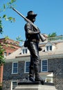 Yonkers, NY: World War I Doughboy Memorial Royalty Free Stock Photo