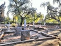 Yorba Linda Historic Cemetery Royalty Free Stock Photo