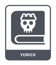 yorick icon in trendy design style. yorick icon isolated on white background. yorick vector icon simple and modern flat symbol for Royalty Free Stock Photo