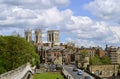 York city centre viewed from York City Wall