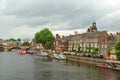 City of York on the banks of the river Ouse, England, UK Royalty Free Stock Photo