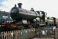 Steam locomotive, Great Western Railway, 4-4-0 No 3717 City of Truro. Royalty Free Stock Photo