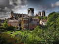 York England UK. View of York Minster looking upwards, one the world`s most magnificent cathedrals. Royalty Free Stock Photo