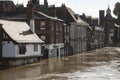 York Floods - Sept.2012 - UK Royalty Free Stock Photo