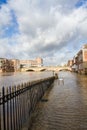 York Floods after extreme weather and heavy rain Royalty Free Stock Photo