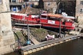 City Cruises York boat out of water Royalty Free Stock Photo