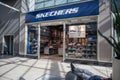 Sketchers footware store shop in mall Royalty Free Stock Photo