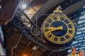 Interior view of the ancient clock in York train station