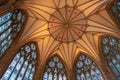 York Minster Ceiling Royalty Free Stock Photo