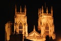 York Minster by night Royalty Free Stock Photo