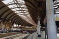 York railway station with wrought iron arches