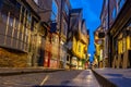 York shambles sunset Royalty Free Stock Photo