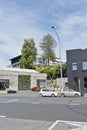 York Street apartments view from The Strand with business building in front Royalty Free Stock Photo