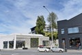 York Street apartments view from The Strand with business building in front Royalty Free Stock Photo