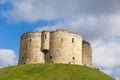 York UK Clifford`s Tower tourist attraction medieval castle