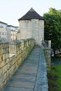 Fishergate tower on the city walls in York, North Yorkshire, England