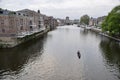 The River Ouse taken from The Skeldergate Bridge. York, UK. May 24, 2023. Royalty Free Stock Photo