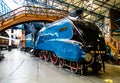 York, United Kingdom - 02/08/2018: A4 Steam Locomotive world rec