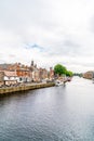 York, Yorkshire, United Kingdom - SEP 3, 2019: York City with River Ouse in York UK Royalty Free Stock Photo