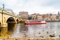 York, Yorkshire, United Kingdom - SEP 3, 2019: York City with River Ouse in York UK Royalty Free Stock Photo