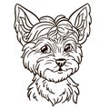 Yorkie dog print