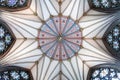 Yorkminster Chapter House Ceiling Royalty Free Stock Photo