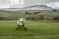 Yorkshire Air Ambulance at Horton in Ribblesdale