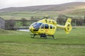 Yorkshire Air Ambulance at Horton in Ribblesdale