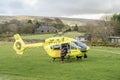 Yorkshire Air Ambulance at Horton in Ribblesdale