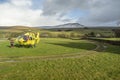 Yorkshire Air Ambulance at Horton in Ribblesdale