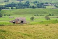 A Yorkshire Dales Barn near Hawes Royalty Free Stock Photo