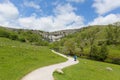 Yorkshire Dales North England Malham Cove in summer Royalty Free Stock Photo