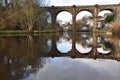 Yorkshire Knaresborough viaduct river