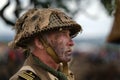 World war two dressed soldier in British army uniform.