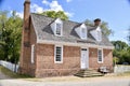 Yorktown, VA. USA. October 4, 2019. Historic House under blue skies.